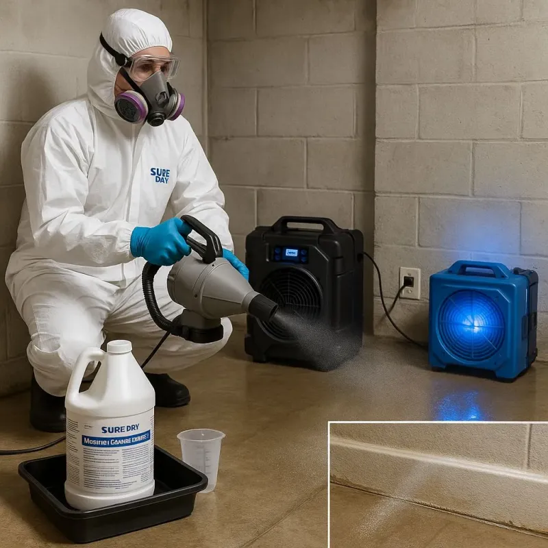 Sanitization and Odor Removal process in Cerritos, CA