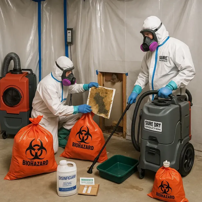 Contaminated Water Handling Protocols process in Cerritos, CA